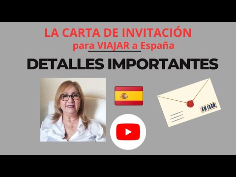 Cómo completar el formulario para la carta de invitación a España