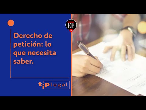 ¿Qué es un derecho de petición y cómo se ejerce?