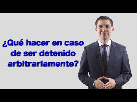 La policía puede detenerte sin motivo alguno