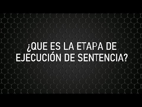 Después de una sentencia penal