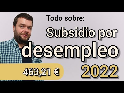 Subsidio extraordinario por desempleo sin cargas familiares