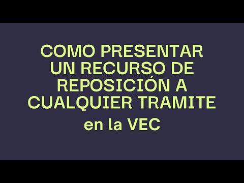 Cómo presentar un recurso de reposición correctamente