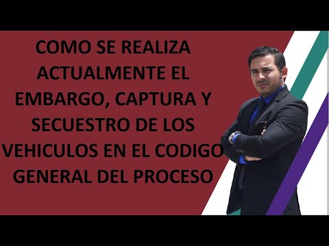 Embargo de muebles y enseres según el Código General del Proceso