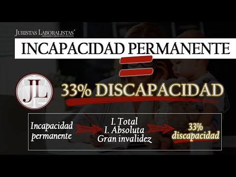 ¿Cuánto se cobra por una discapacidad del 33%?