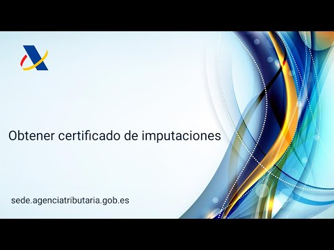 Certificado de imputaciones fiscales