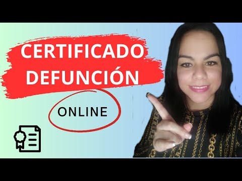 Certificado médico de defunción en el registro civil