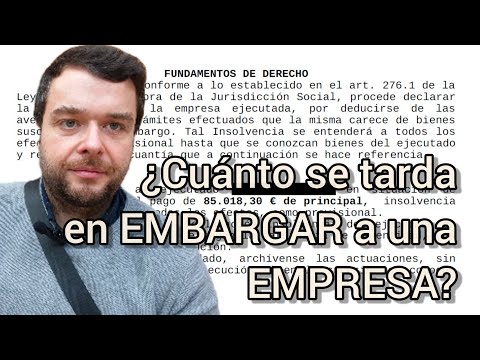 Tiempo de ejecución de un embargo