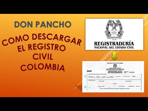 Cómo solicitar el registro civil en Colombia por internet