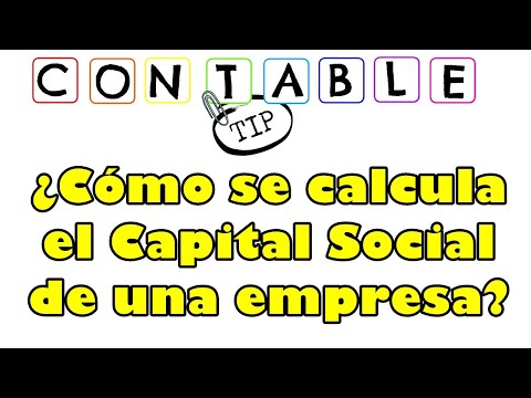 El ejemplo del capital social de una empresa