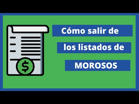 Cómo salir de la lista de morosos sin pagar tus deudas