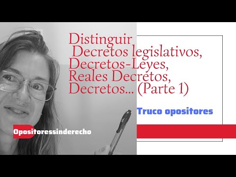 La diferencia entre decreto y decreto ley