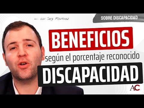 Derechos de las personas con discapacidad del 65 por ciento