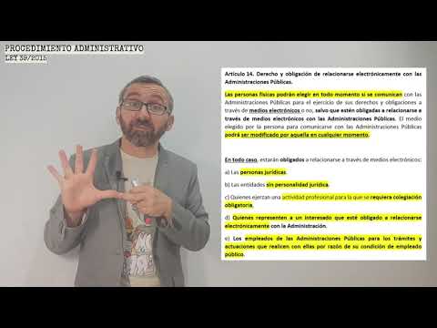 El artículo 14 de la Ley 39/2015 de 1 de octubre: derechos y obligaciones