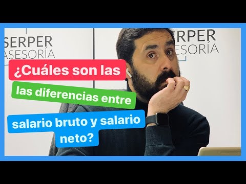 Diferencias entre salario base bruto y neto