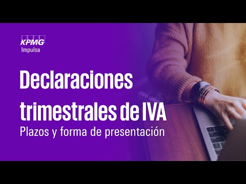 Plazo de presentación del IVA del cuarto trimestre