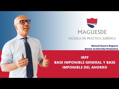 Rendimientos de capital mobiliario para la base imponible general