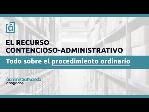 Procedimiento ordinario contencioso-administrativo