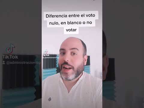 Diferencia entre no votar y voto en blanco