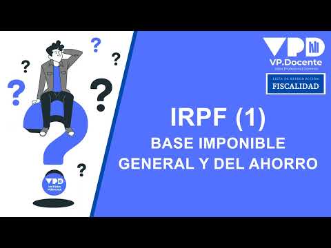 Cálculo IRPF: base imponible general y del ahorro