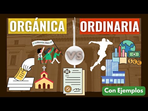 Diferencia entre ley orgánica y ley ordinaria