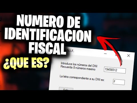 Dónde encontrar el número de identificación fiscal