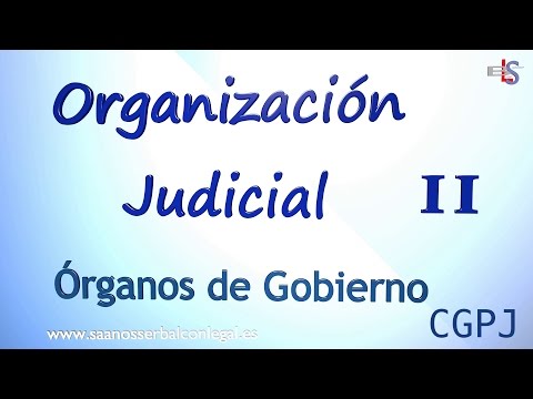 Órganos del Consejo General del Poder Judicial